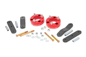 2.5 Inch Leveling Kit | Red Spacers | Nissan Frontier (05-23)/Xterra (05-15)  PN# 867RED
