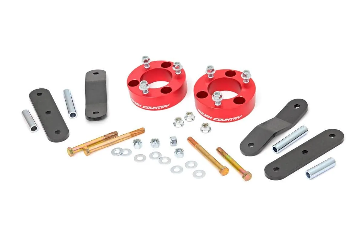 2.5 Inch Leveling Kit | Red Spacers | Nissan Frontier (05-23)/Xterra (05-15)  PN# 867RED
