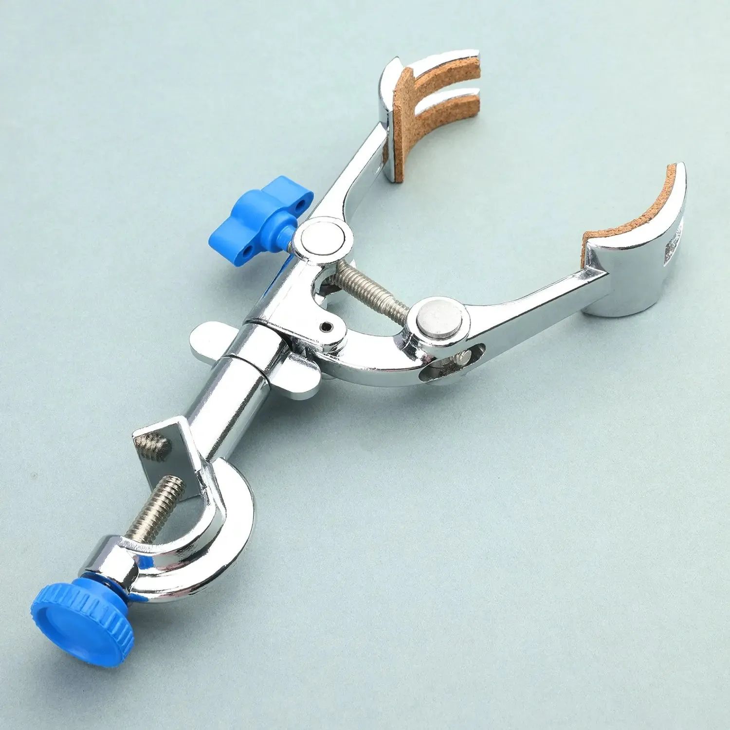 4-Prong Swivel Clamp with Boss Head, Single Adjust