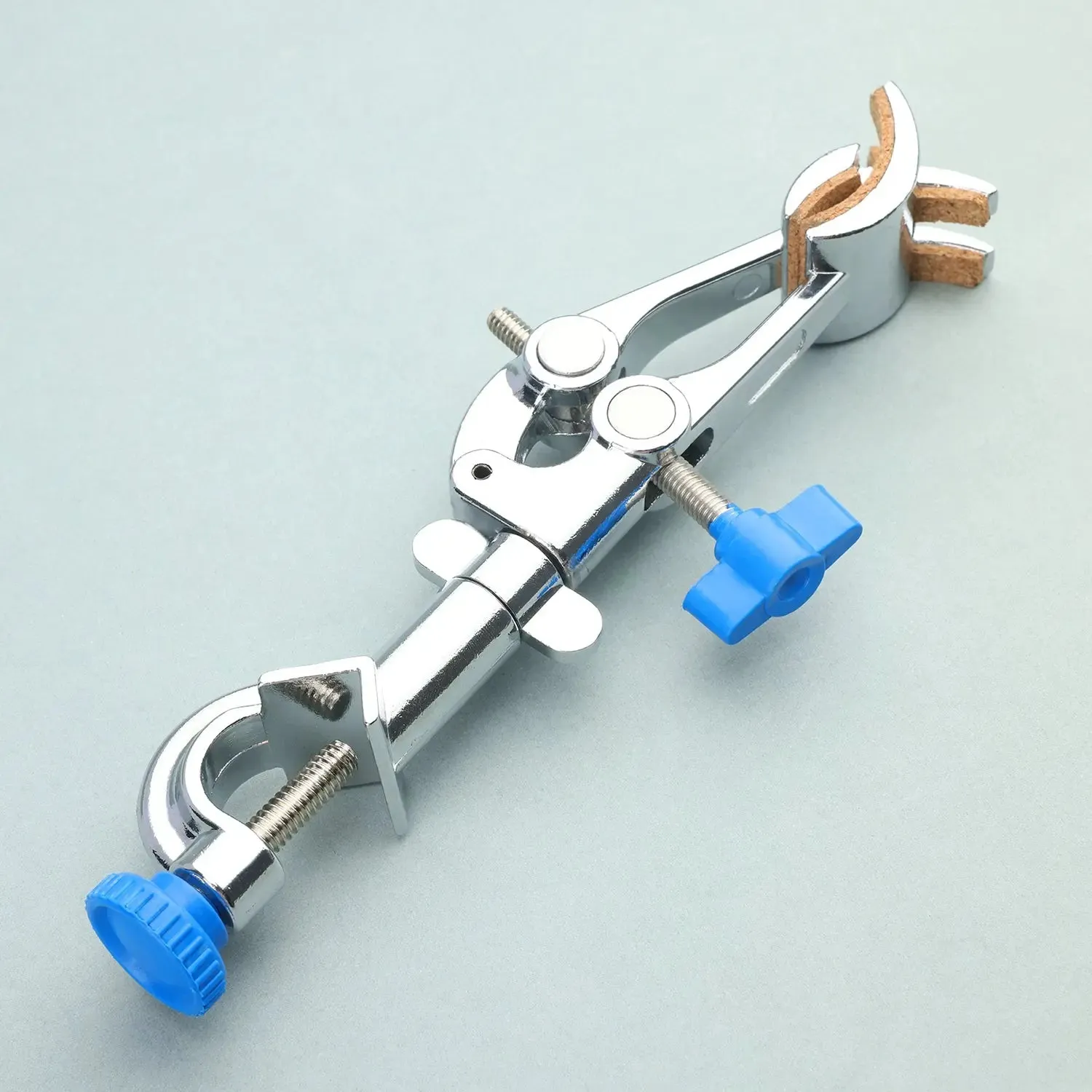 4-Prong Swivel Clamp with Boss Head, Single Adjust
