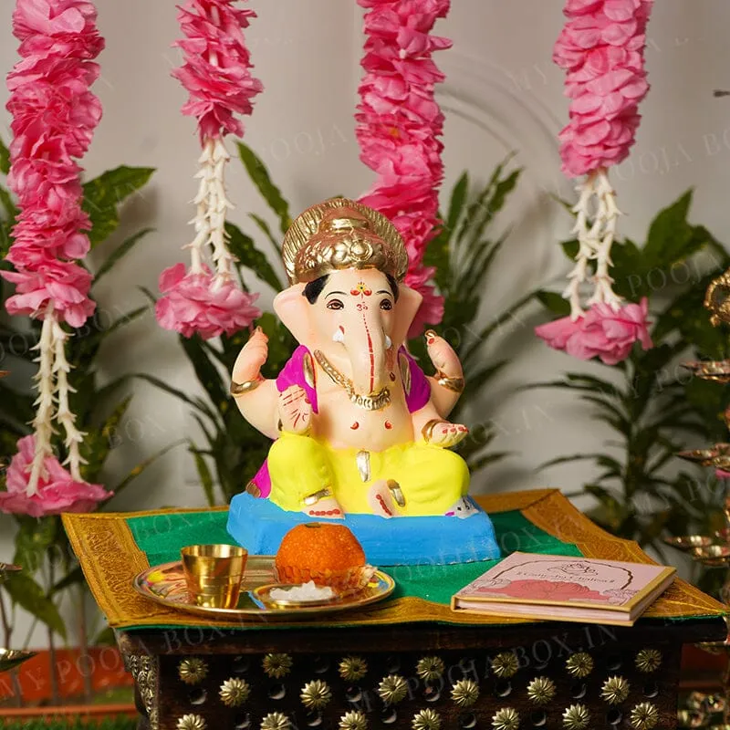8INCH Eco-Friendly Eshanputra Ganesh | Plant-A-Ganesha