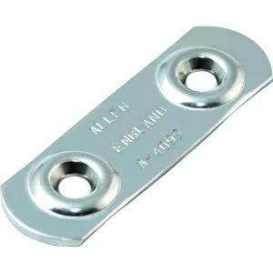 Allen Stainless Steel Toe Strap Plate (2 Pack)