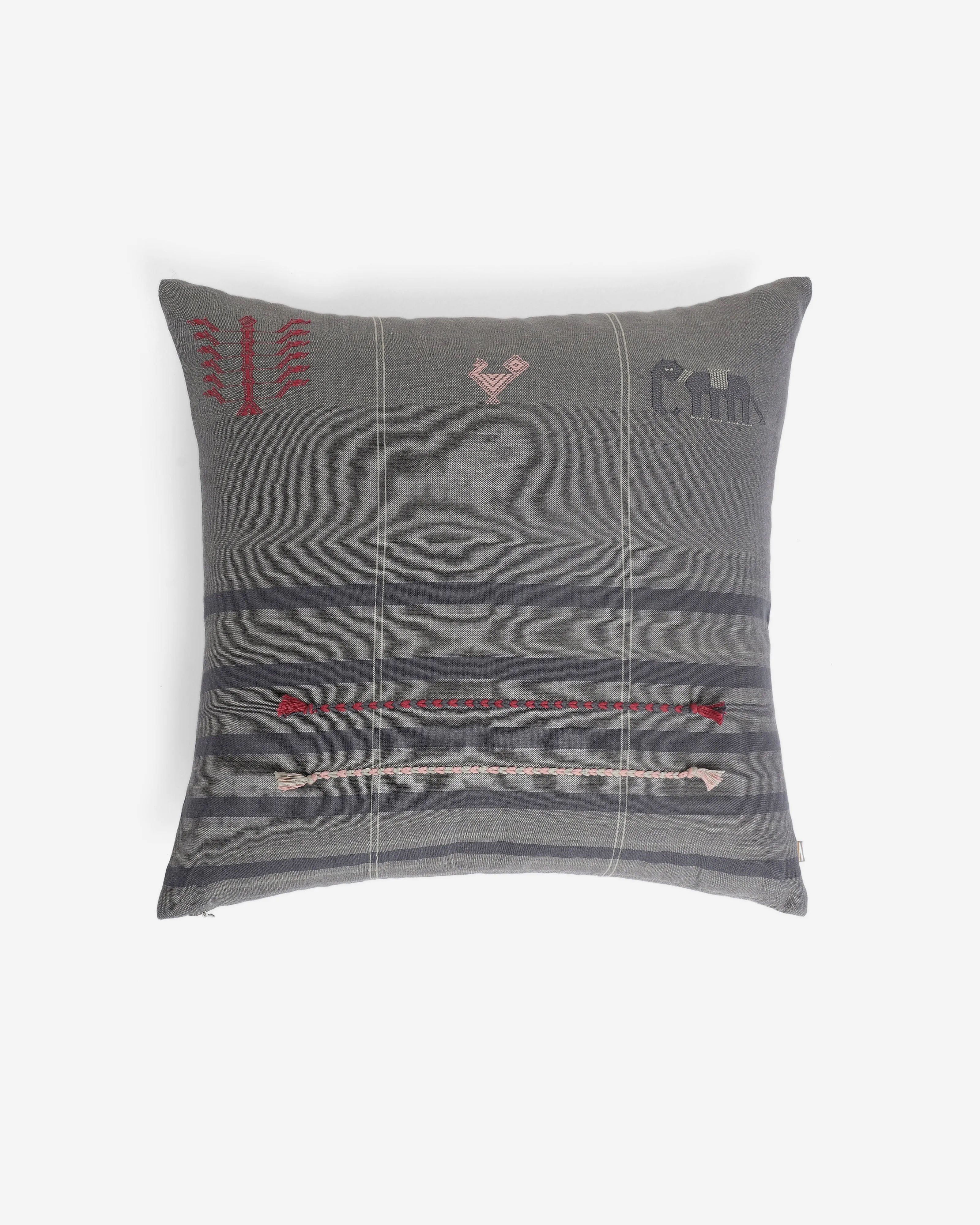 Appu Extra Weft Cotton Cushion Cover
