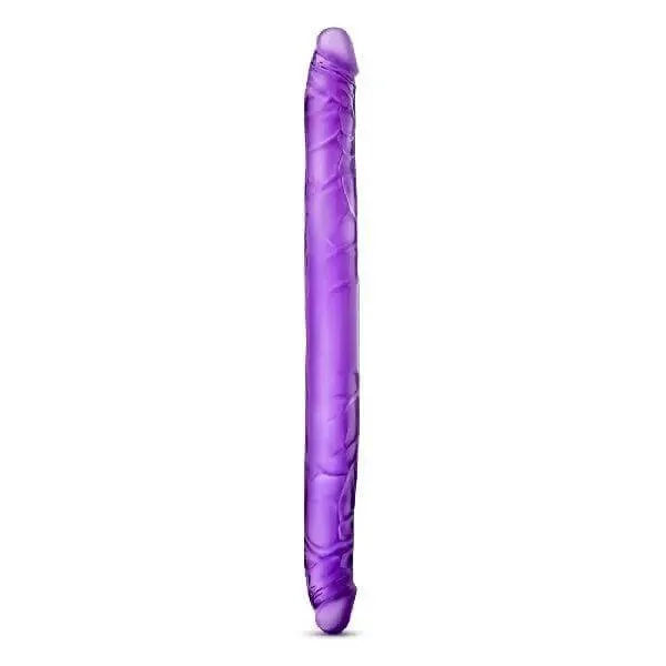 B Yours Double Dildo Purple 16in