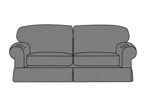 Banbury | Midi Extra Loose Cover | Shaftesbury Grey