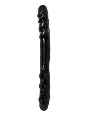 Basix Black 16 Inch Double Dildo
