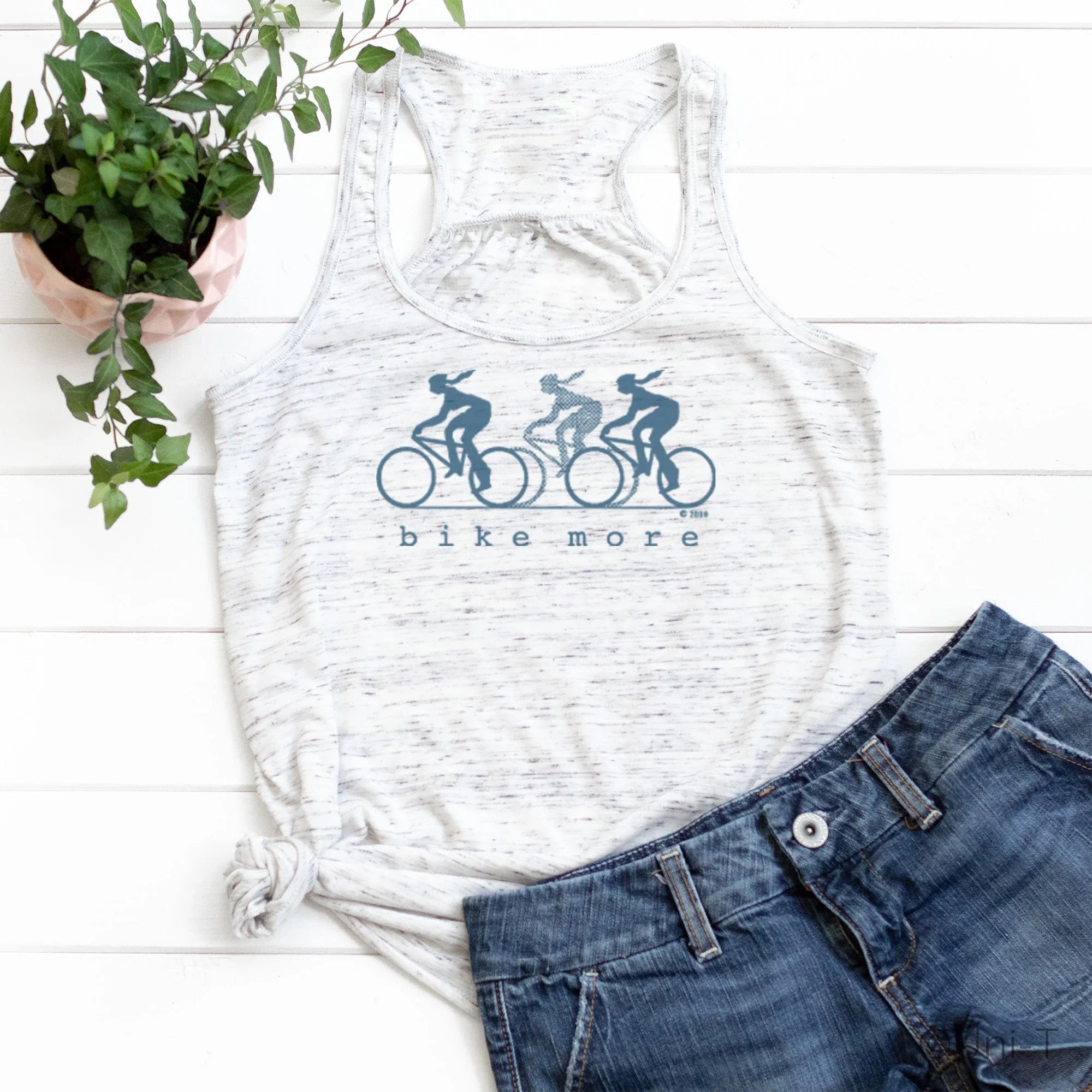 Bicycle Flowy Tank Top - Bike More