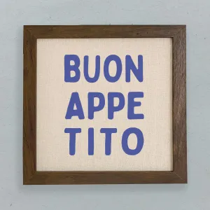 Buon Appetito - Framed Sign