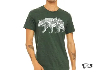 California BEAR Unisex T-Shirt - Vintage Soft Tee - Custom Color and Size Options