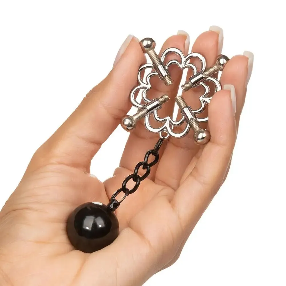 Colt Stainless Steel Silver 4 Point Weighted Nipple Press