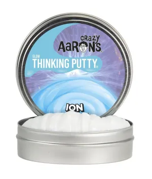 Crazy's Aaron's Putty World - Thinking Putty 2" Tin .47oz Ion Glow-in-the-Dark