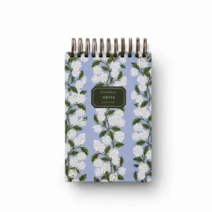 Desktop Spiral Notepad - Hydrangea