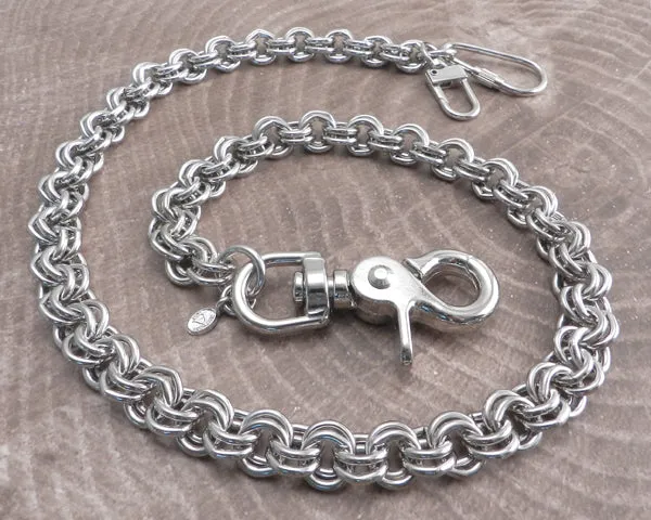 Double Ring Wallet Chain