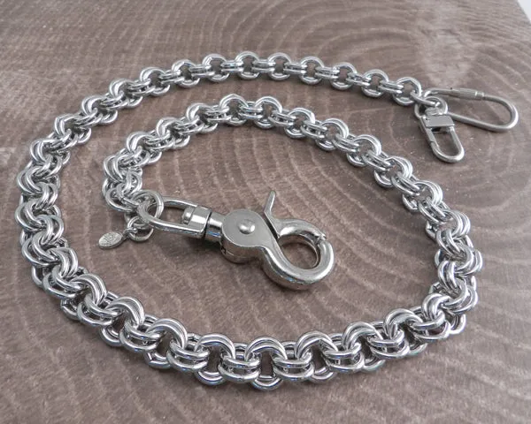 Double Ring Wallet Chain