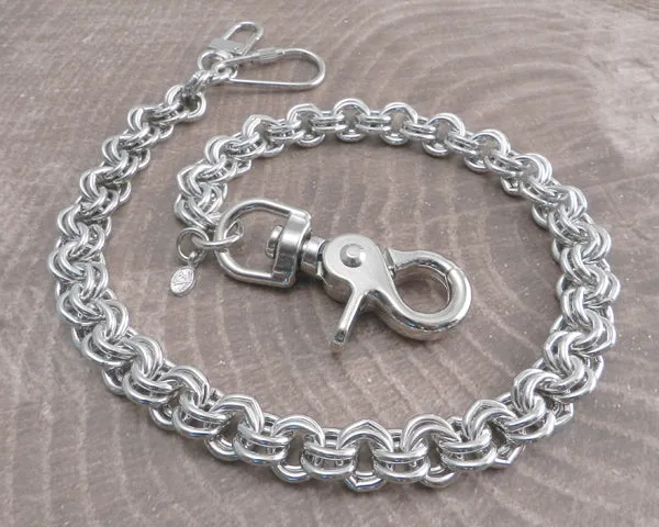 Double Ring Wallet Chain