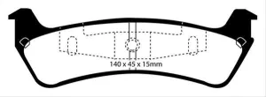 EBC Yellowstuff Brake Pads DP41201R