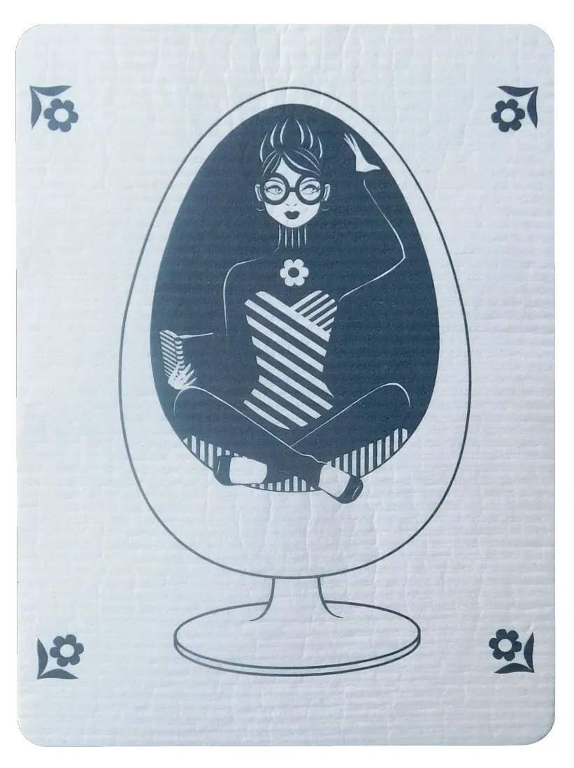 Egg Chair Eco-Friendly Swedish Dishcloth (5 Options)