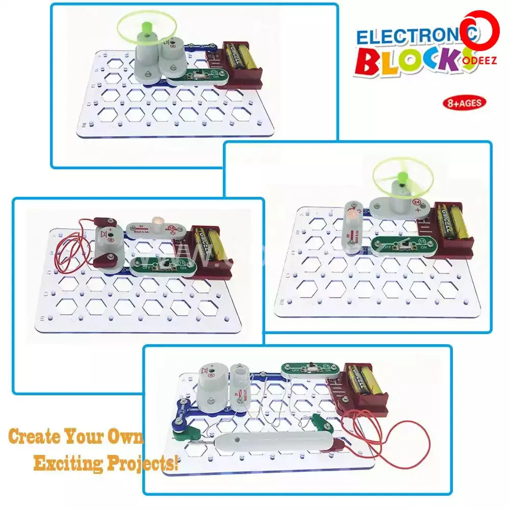 Electronic Blocks With Multiple Experiments - No. 300