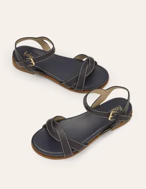 Eliza Sandals-Navy