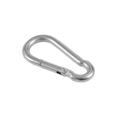 Fastenings - Snap Hook 8 x 80mm Stainless Steel - 4 Pack
