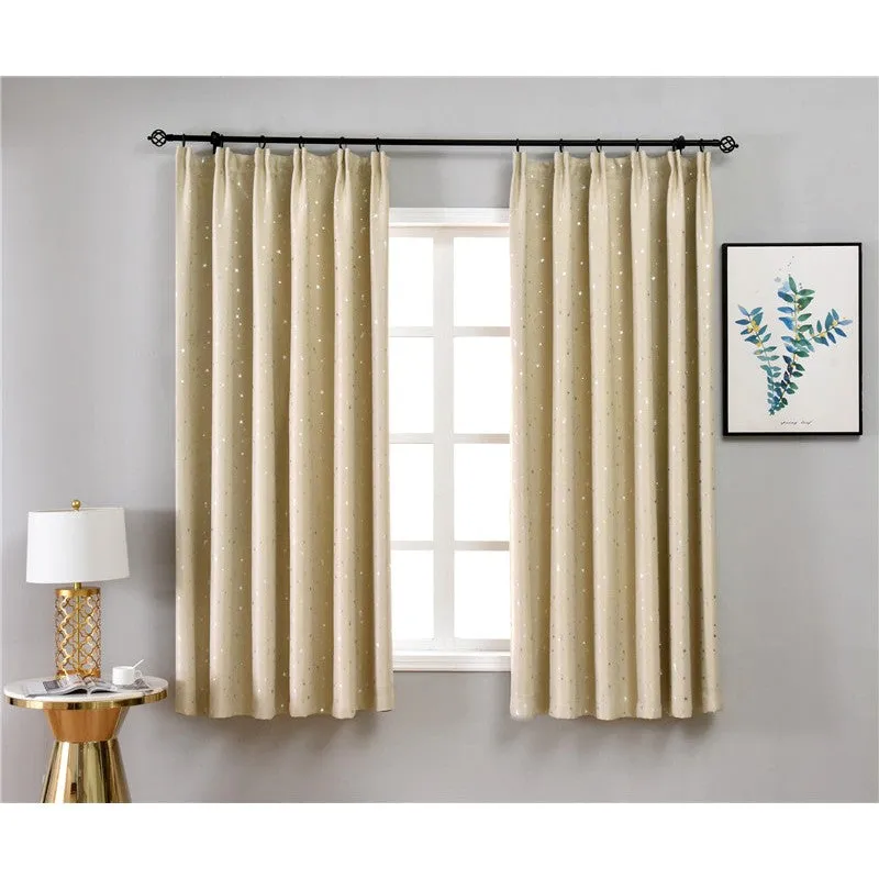 Fern Eco-Friendly Cartoon Print Blackout Nursery Curtain