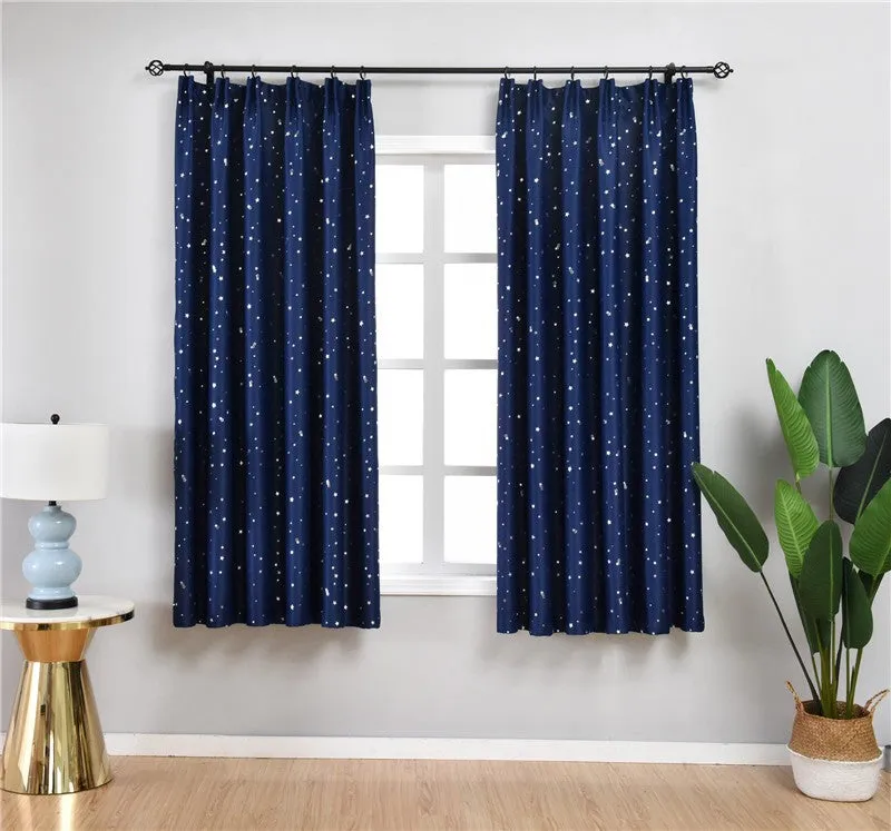 Fern Eco-Friendly Cartoon Print Blackout Nursery Curtain