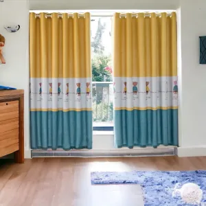 Fern Eco-Friendly Cartoon Print Blackout Nursery Curtain