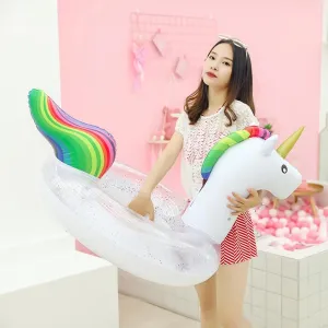 Horse Inflatable Swimming Ring Water Supplies for Adults or Kids (48 inch)