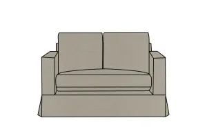 Kate | 2 Seater Extra Loose Cover | Capri Lichen