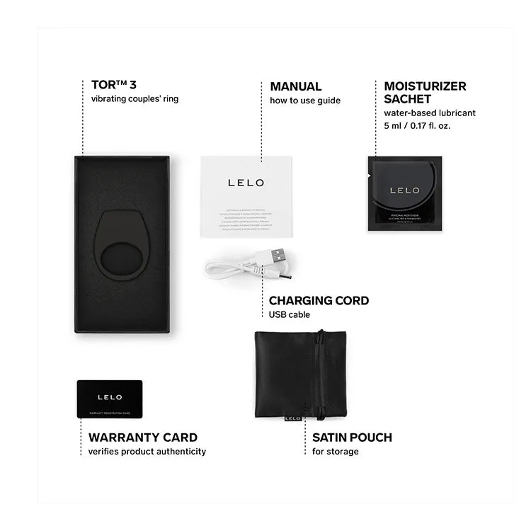 LELO Tor 3 App Controlled Vibrating Cock Ring