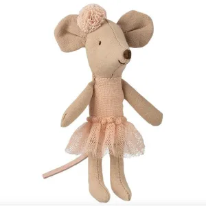 Little Sister Ballerina Mouse with Pompom