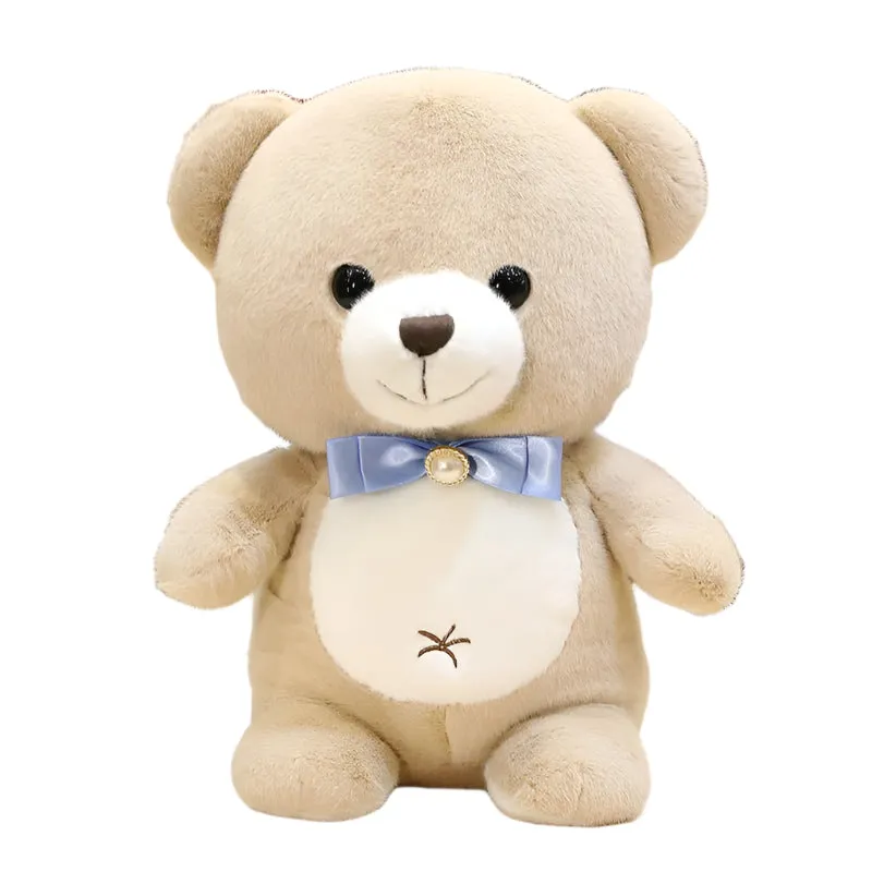 Lovely Soft Bow Tie Teddy Bear Doll Stuffed Animal Plush Toys