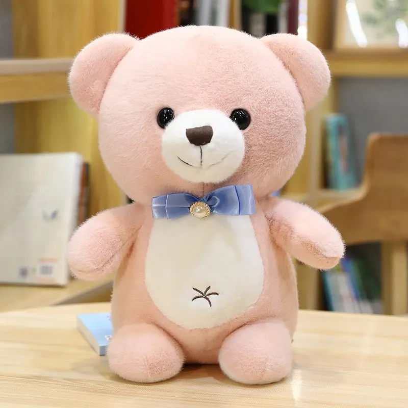Lovely Soft Bow Tie Teddy Bear Doll Stuffed Animal Plush Toys