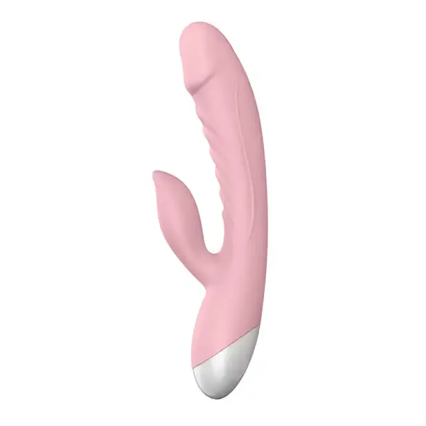 Luv Inc Rv20 Rabbit Vibrator Rechargeable Silicone Dual Stimulator
