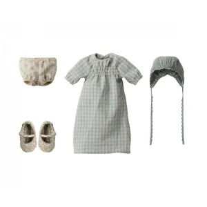 Maileg Blue Dress and Accessories, Size 3