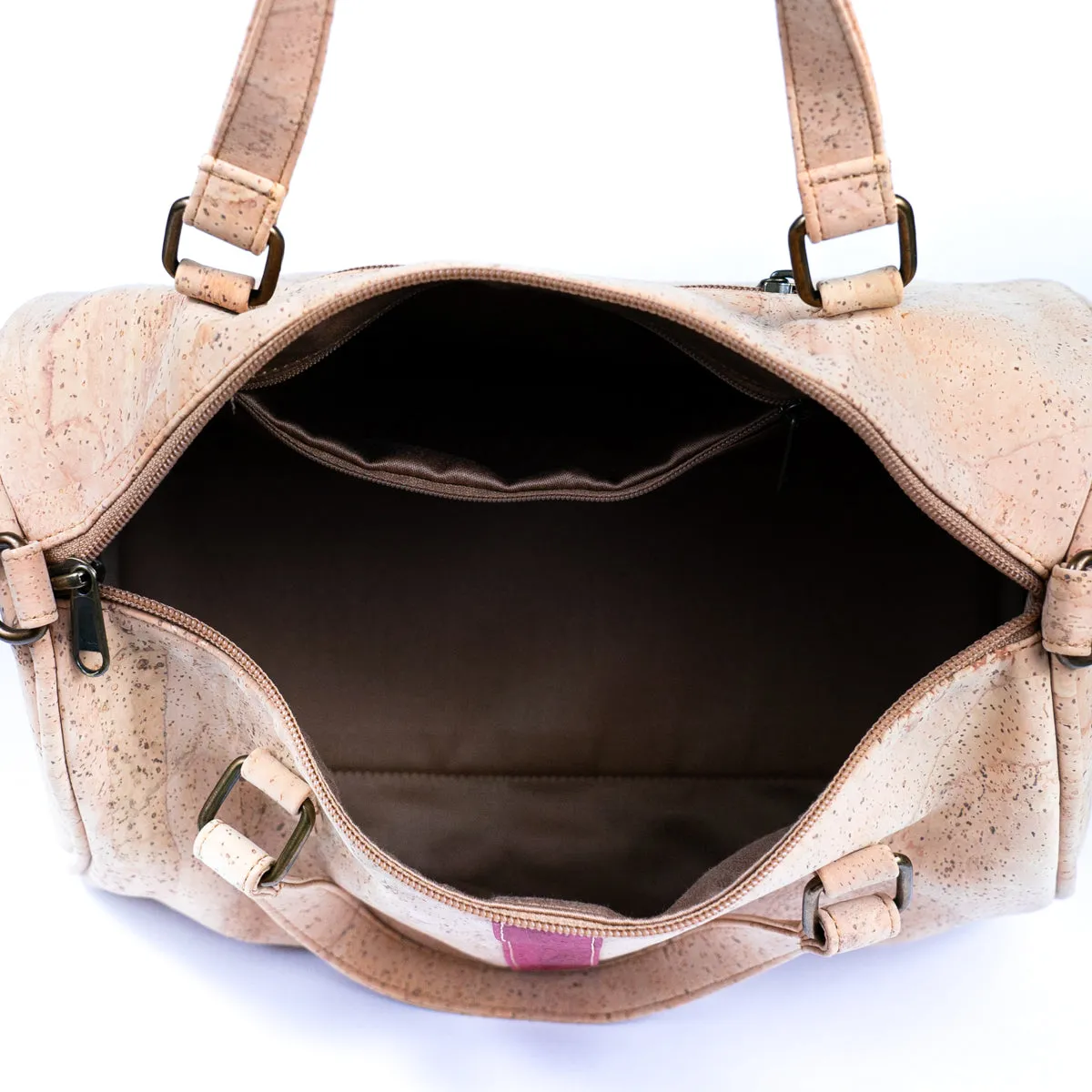 Natural Cork Women's Duffle Bag - Eco-Friendly Chic BAGP-031