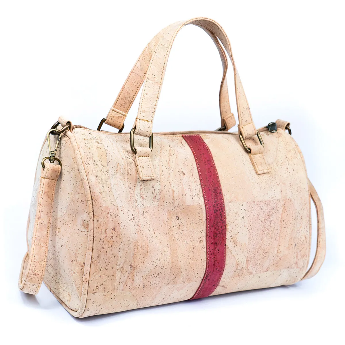 Natural Cork Women's Duffle Bag - Eco-Friendly Chic BAGP-031