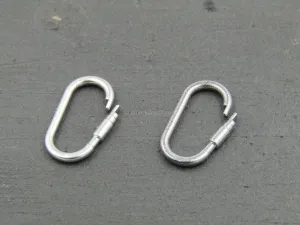 Navy Seal Team 5 VBSS Team Leader Silver Carabiners x2