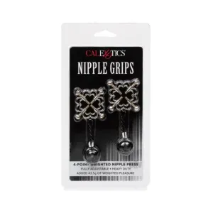 Nipple Grips 4-point Weighted Nipple Press - Silver