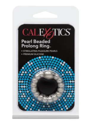 Pearl Beaded Prolong Silicone Cock Ring