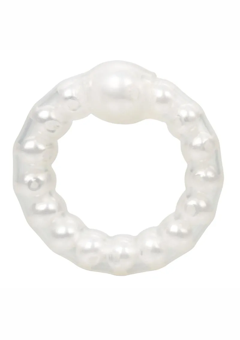 Pearl Beaded Prolong Silicone Cock Ring