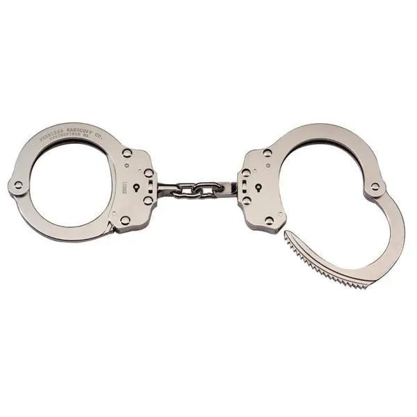 Peerless Nickel Chain Handcuffs