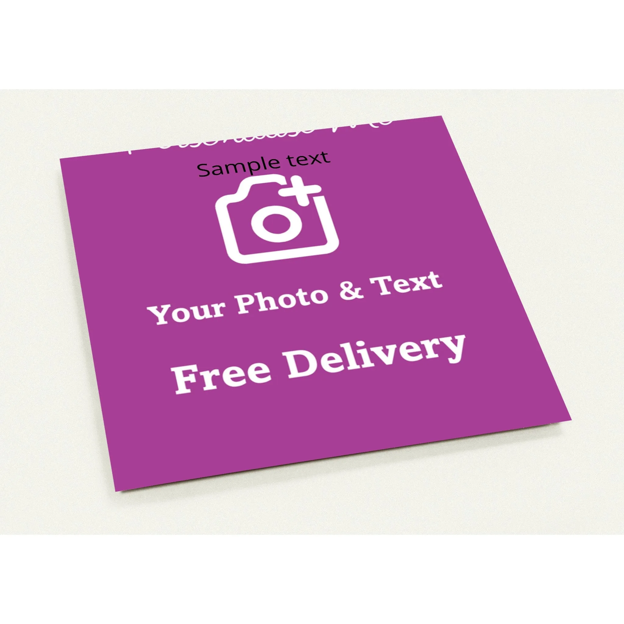 Personalised Pack of 10 Greeting Cards