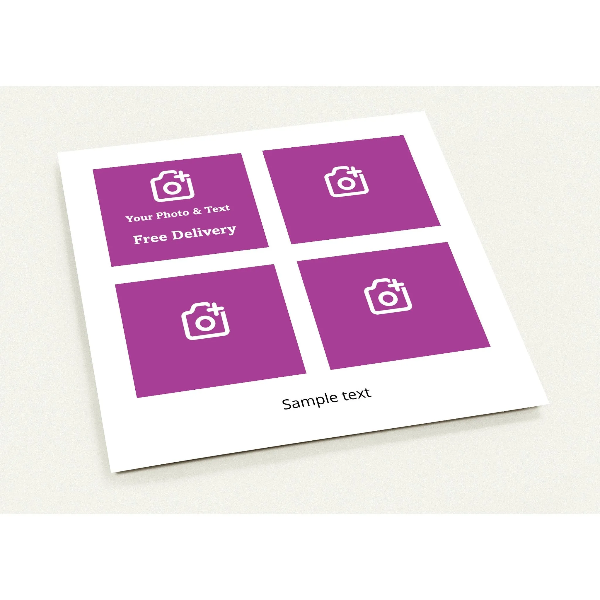 Personalised Pack of 10 Greeting Cards