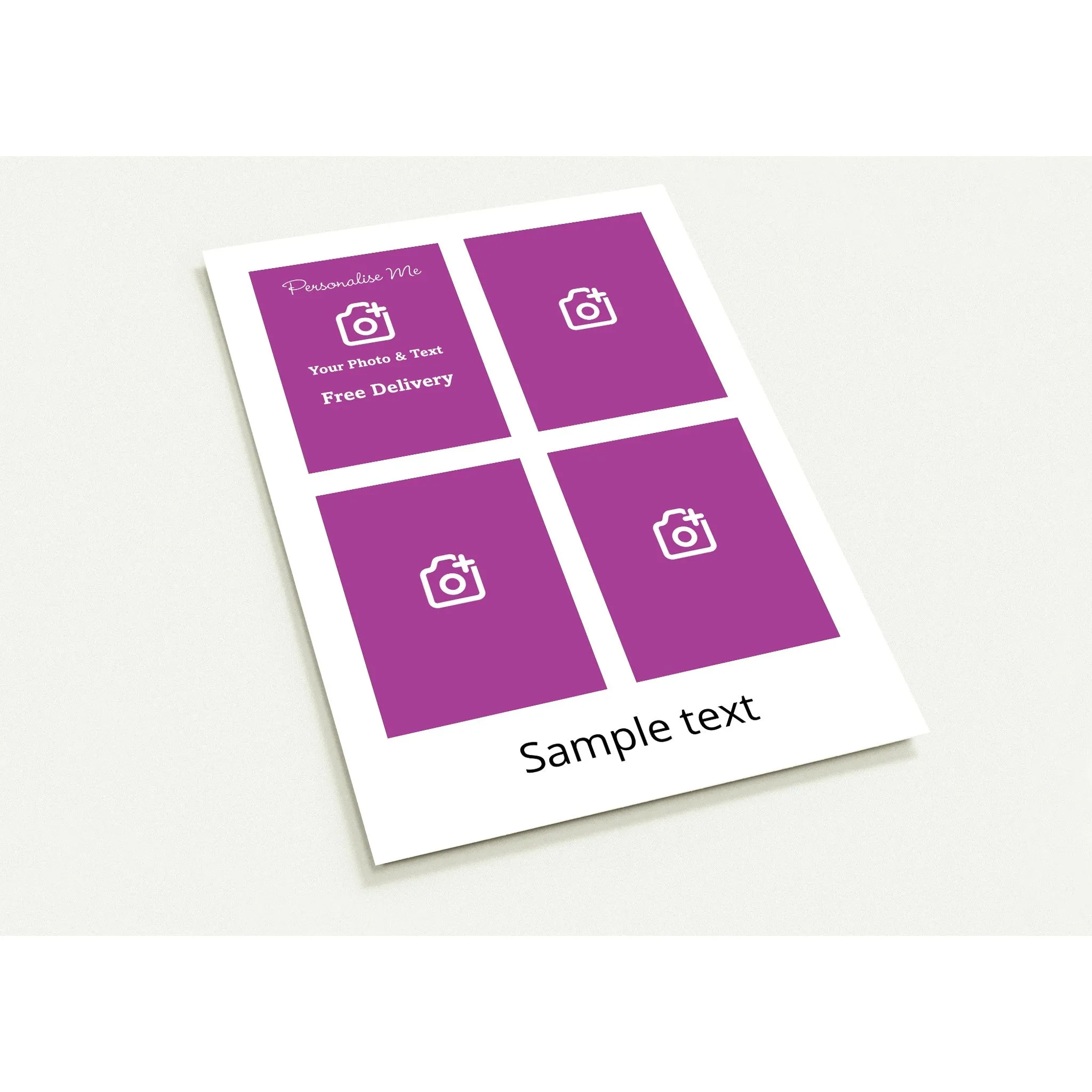 Personalised Pack of 10 Greeting Cards