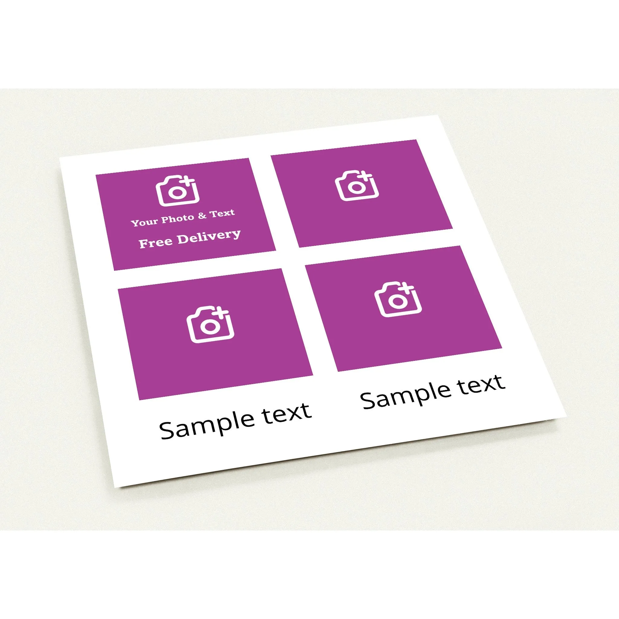 Personalised Pack of 10 Greeting Cards
