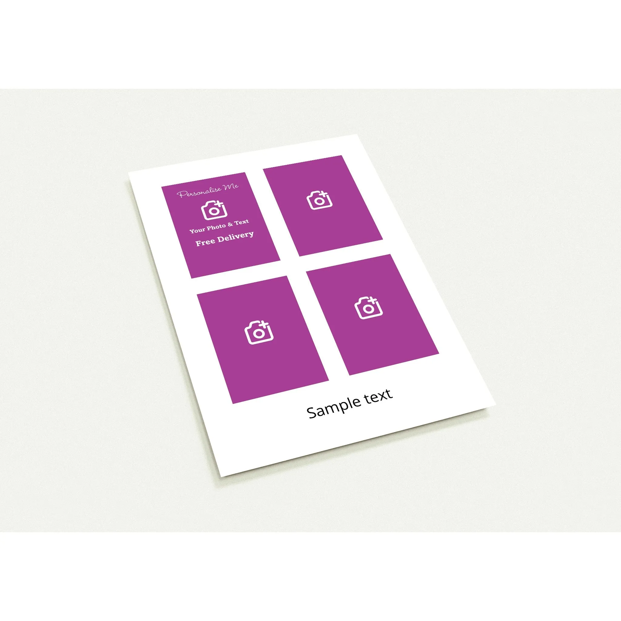Personalised Pack of 10 Greeting Cards