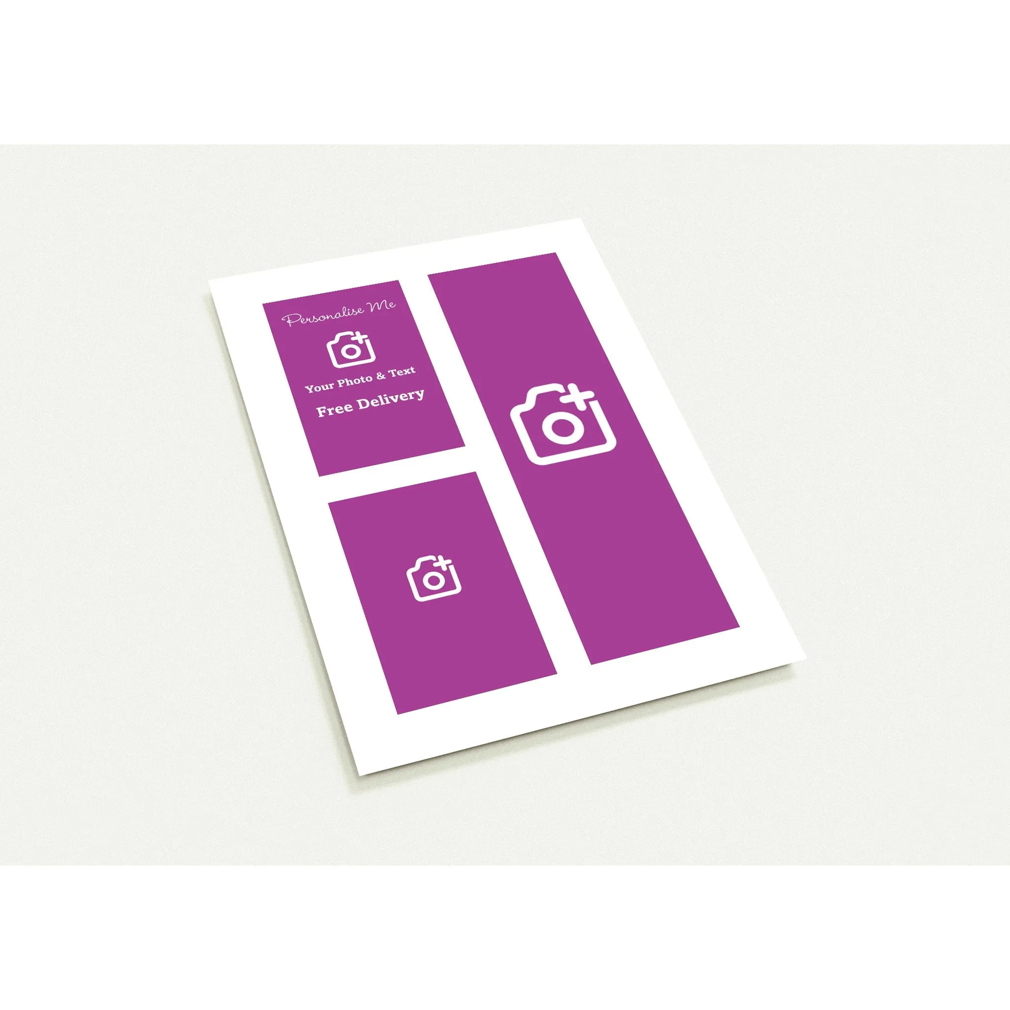 Personalised Pack of 10 Greeting Cards