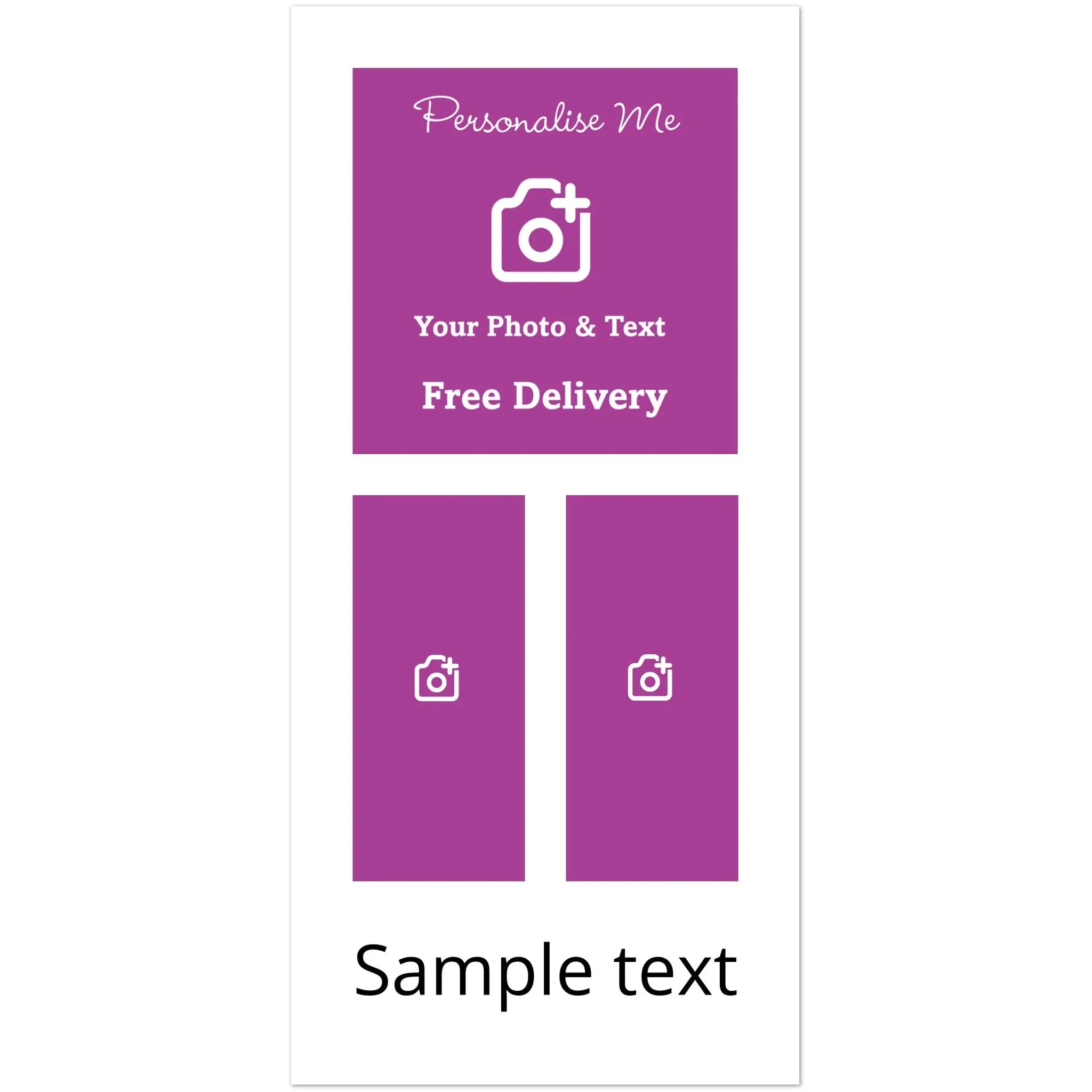 Personalised Pack of 10 Greeting Cards