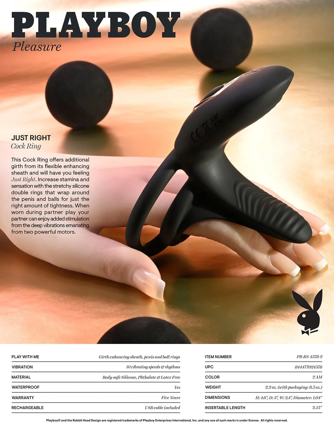 Playboy Pleasure JUST RIGHT